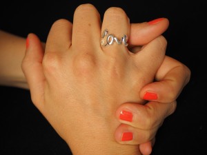 silver promise rings for girlfriend