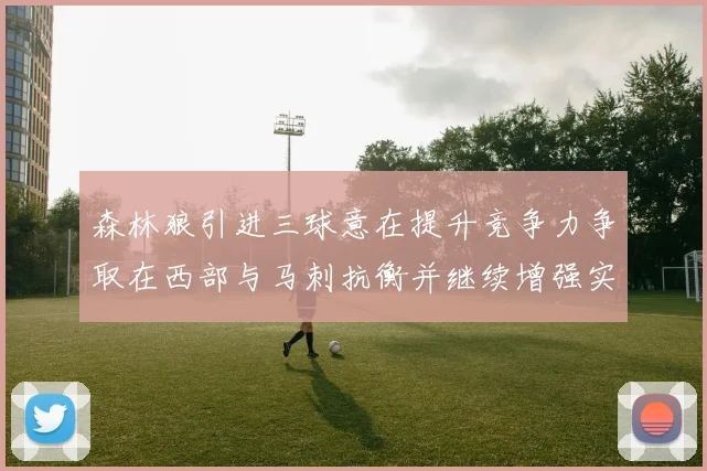森林狼引进三球意在提升竞争力争取在西部与马刺抗衡并继续增强实力